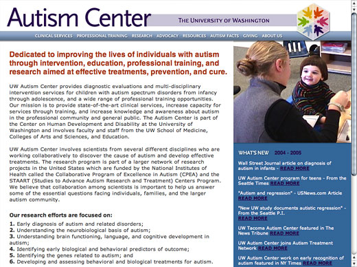 University of Washington Autism Center